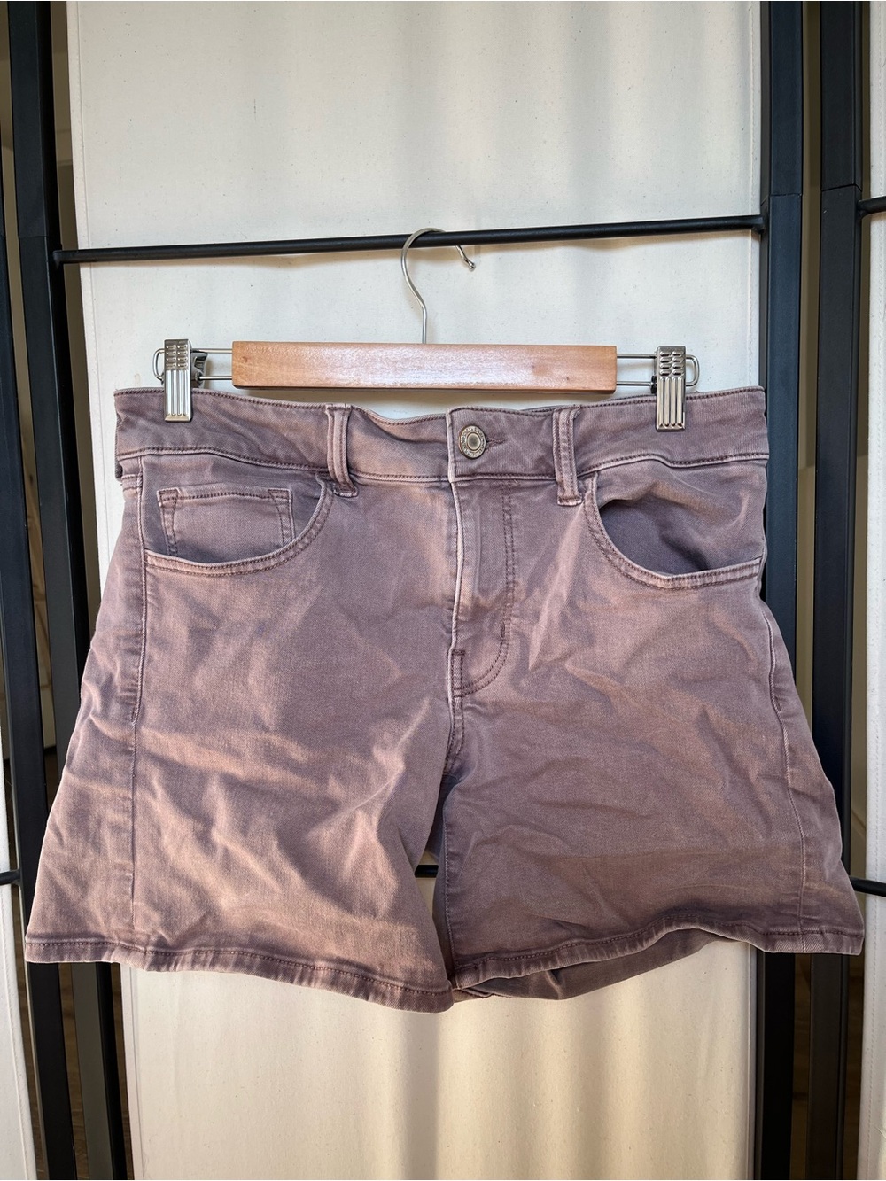 Classic High-Rise Women’s Shorts in Dusty Rose